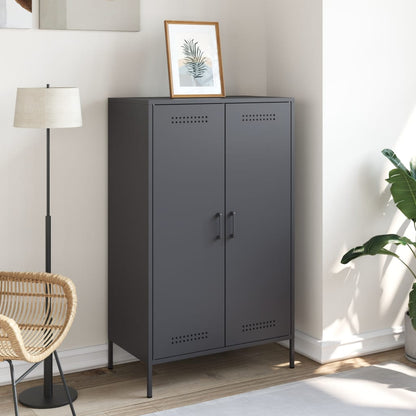 Skåp DIV. antracit 68x39x113 cm stål