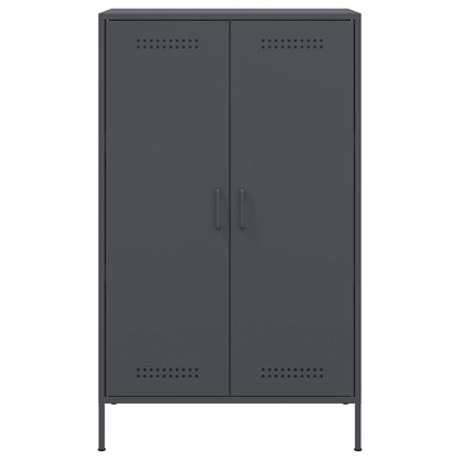 Skåp DIV. antracit 68x39x113 cm stål