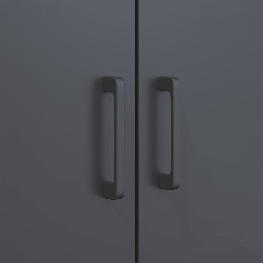 Skåp DIV. antracit 68x39x113 cm stål