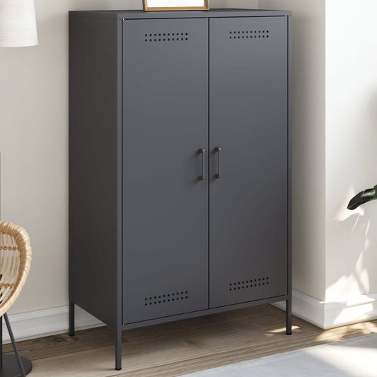Skåp DIV. antracit 68x39x113 cm stål