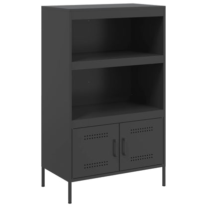 Skåp DIV. Svart 68x39x113 cm stål