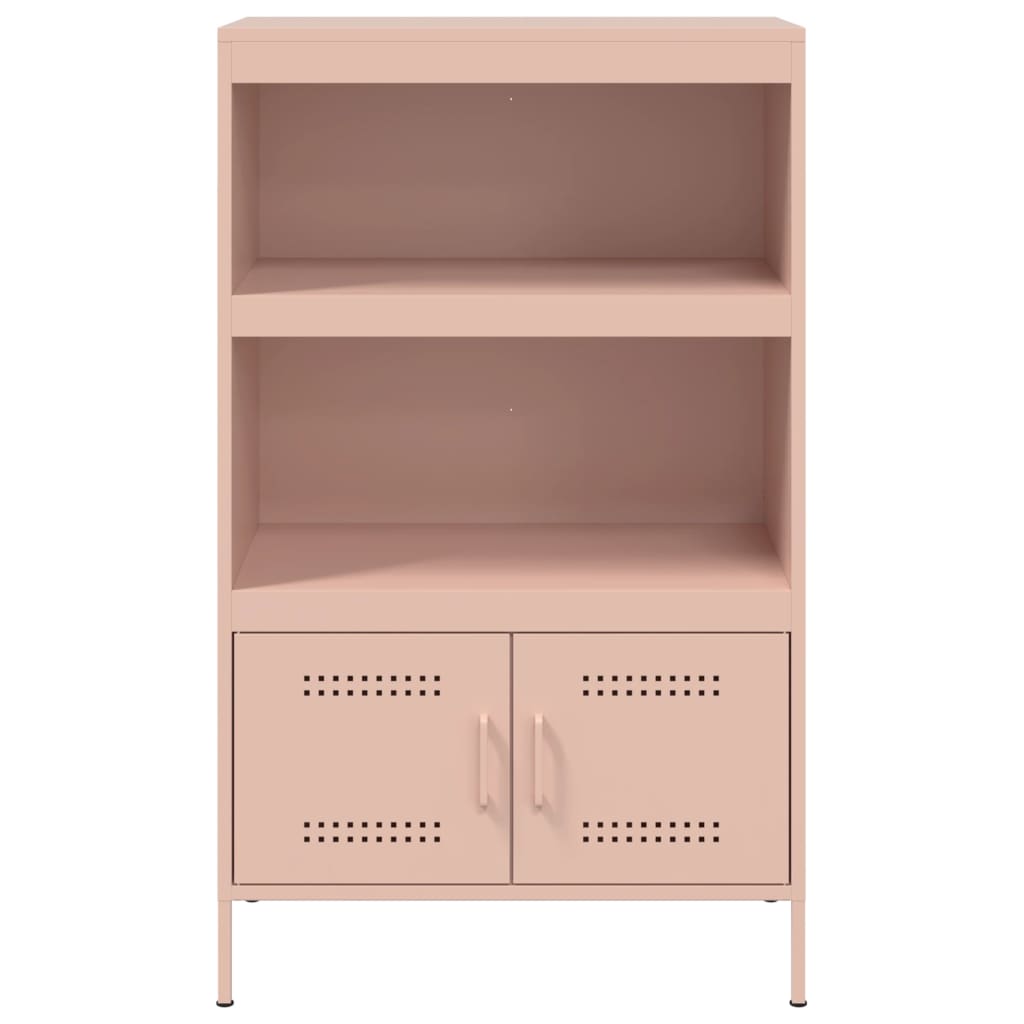 Skåp DIV. rosa 68x39x113 cm stål