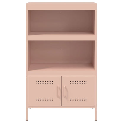 Skåp DIV. rosa 68x39x113 cm stål