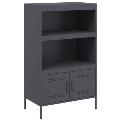Skåp DIV. antracit 68x39x113 cm stål