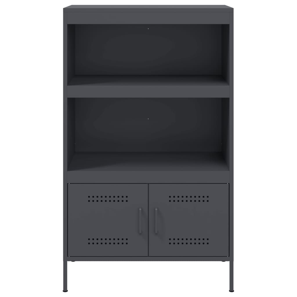 Skåp DIV. antracit 68x39x113 cm stål