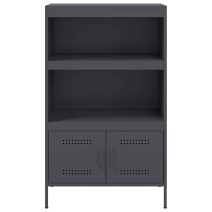 Skåp DIV. antracit 68x39x113 cm stål