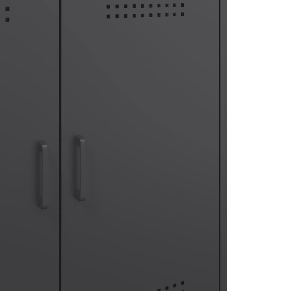 Skänk DIV. Svart 68x39x79 cm stål