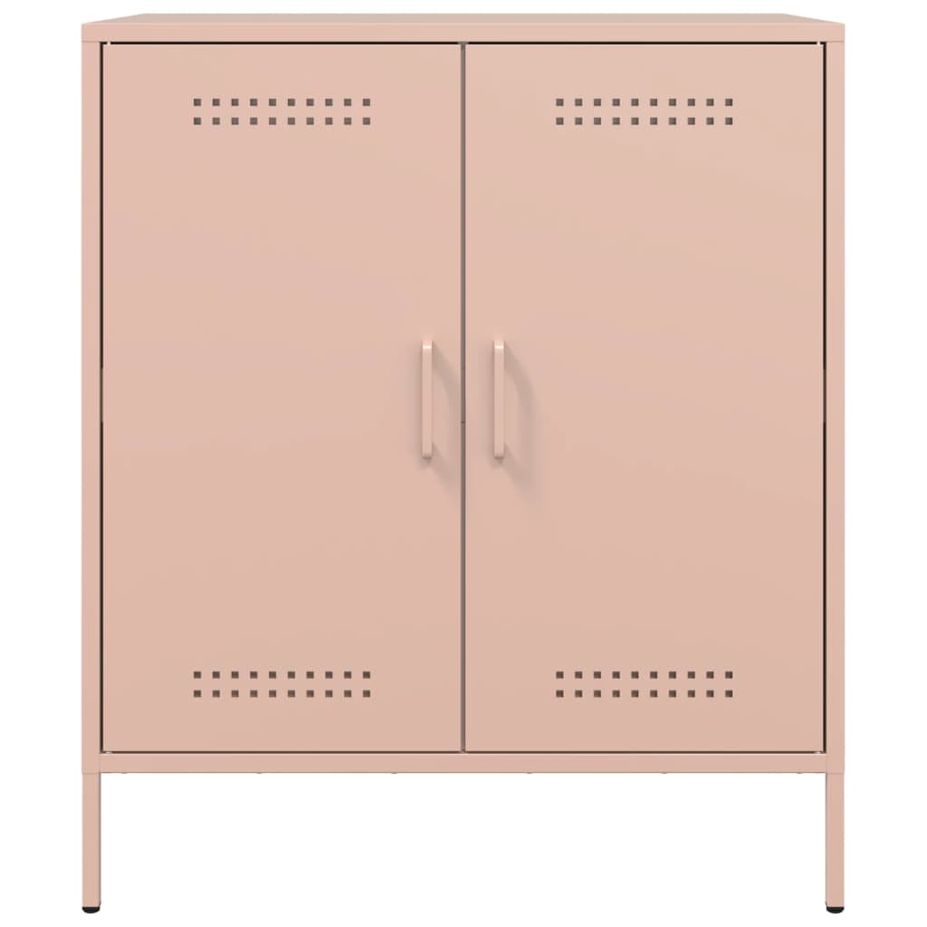 Skänk DIV. rosa 68x39x79 cm stål