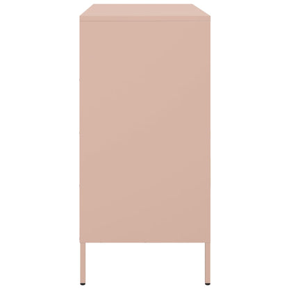 Skänk DIV. rosa 68x39x79 cm stål