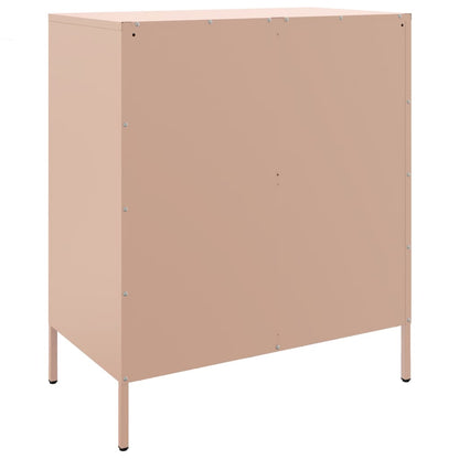 Skänk DIV. rosa 68x39x79 cm stål