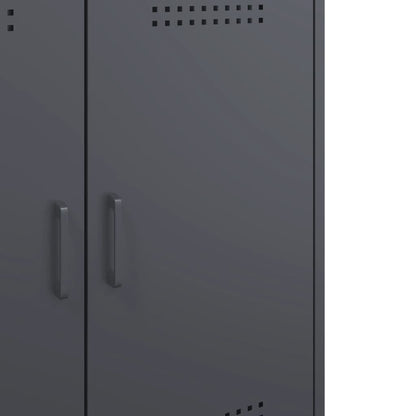 Skänk DIV. antracit 68x39x79 cm stål