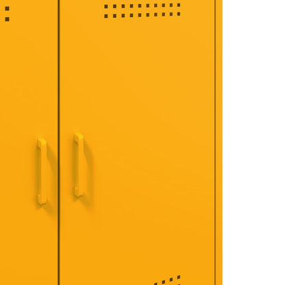 Skänk DIV. senapsgul 68x39x79 cm stål