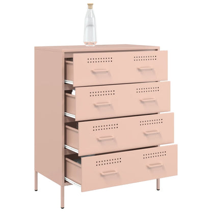 Skänk DIV. rosa 68x39x89 cm stål
