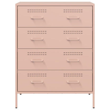 Skänk DIV. rosa 68x39x89 cm stål