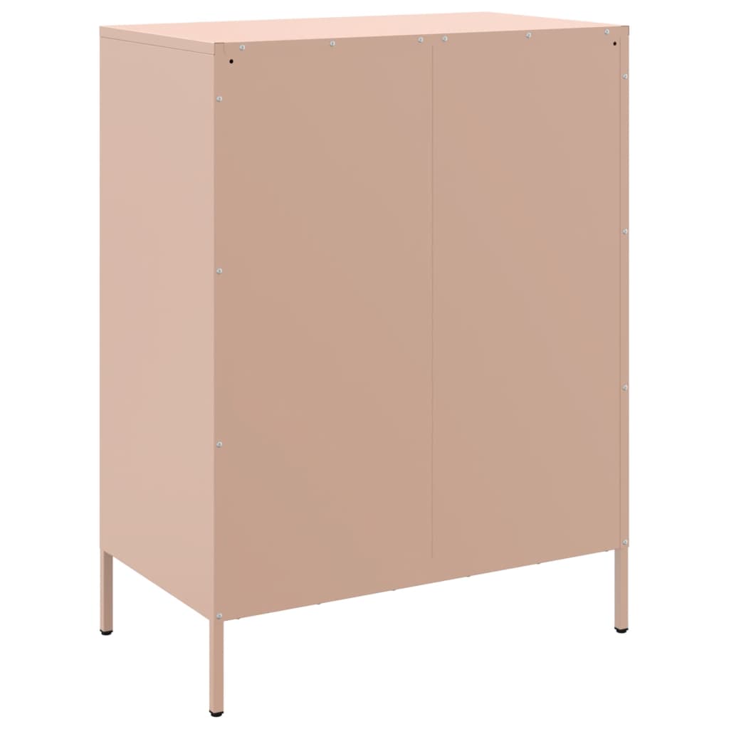Skänk DIV. rosa 68x39x89 cm stål