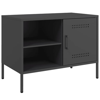 TV-Möbel DIV. TV-Bänk Svart 68x39x50,5 cm stål