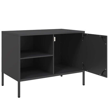 TV-Möbel DIV. TV-Bänk Svart 68x39x50,5 cm stål