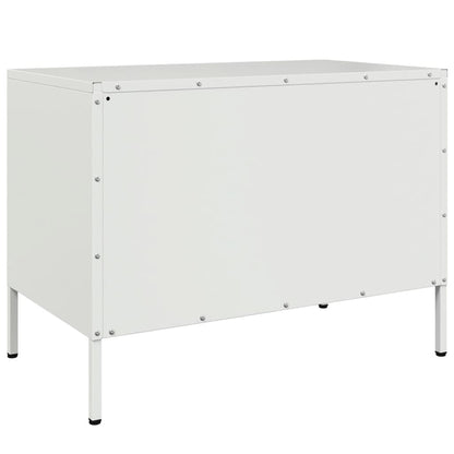 TV-Möbel DIV. TV-Bänk Vit 68x39x50,5 cm stål
