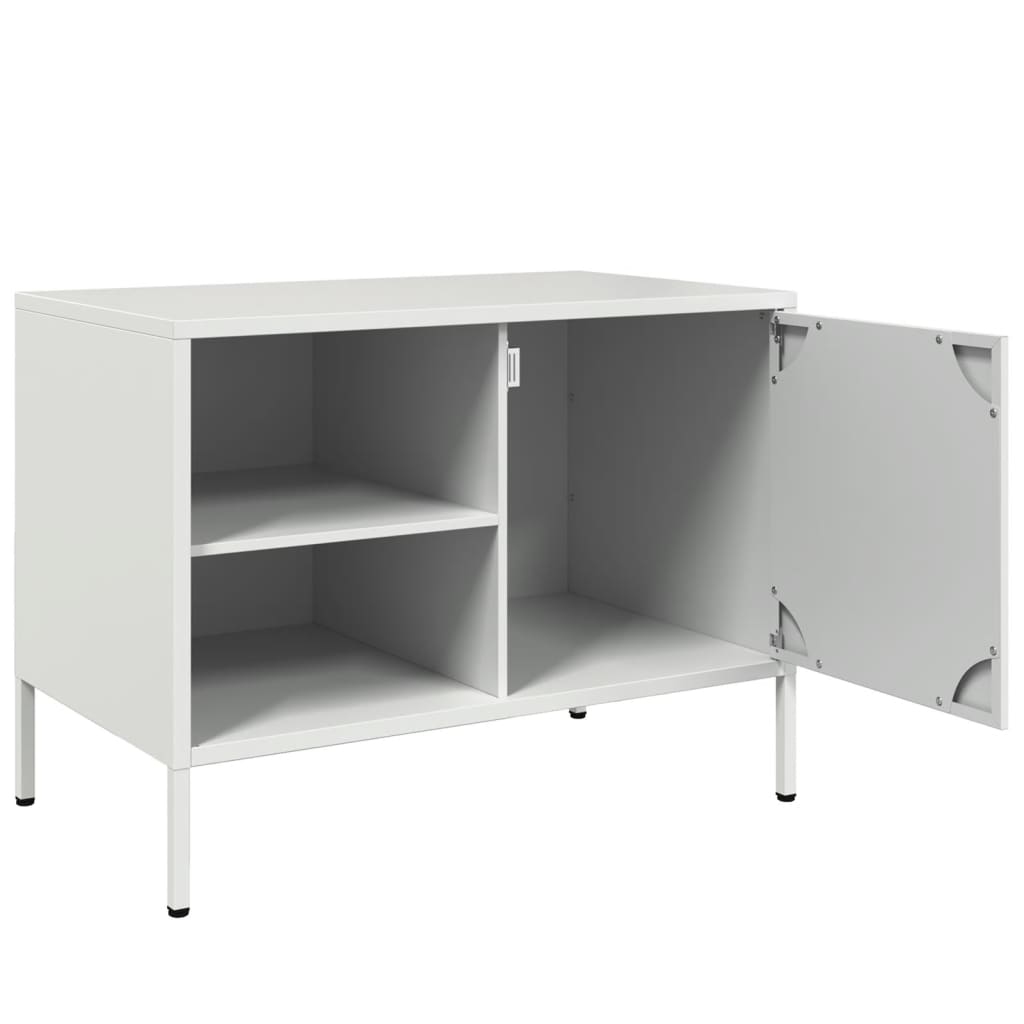 TV-Möbel DIV. TV-Bänk Vit 68x39x50,5 cm stål