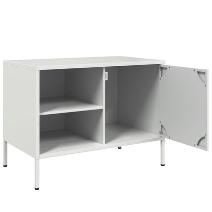 TV-Möbel DIV. TV-Bänk Vit 68x39x50,5 cm stål