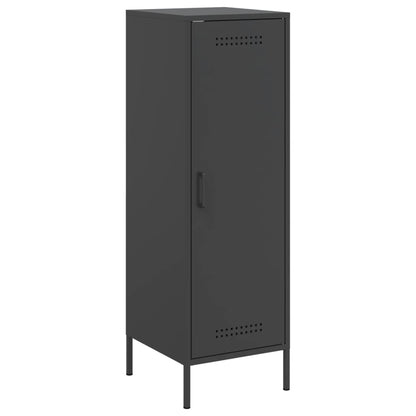 Skåp DIV. Svart 36x39x113 cm stål