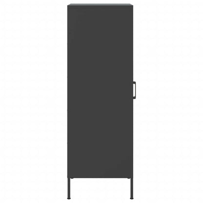Skåp DIV. Svart 36x39x113 cm stål