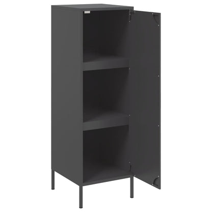 Skåp DIV. Svart 36x39x113 cm stål