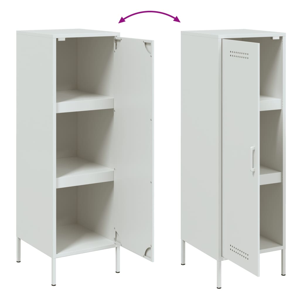 Skåp DIV. Vit 36x39x113 cm stål