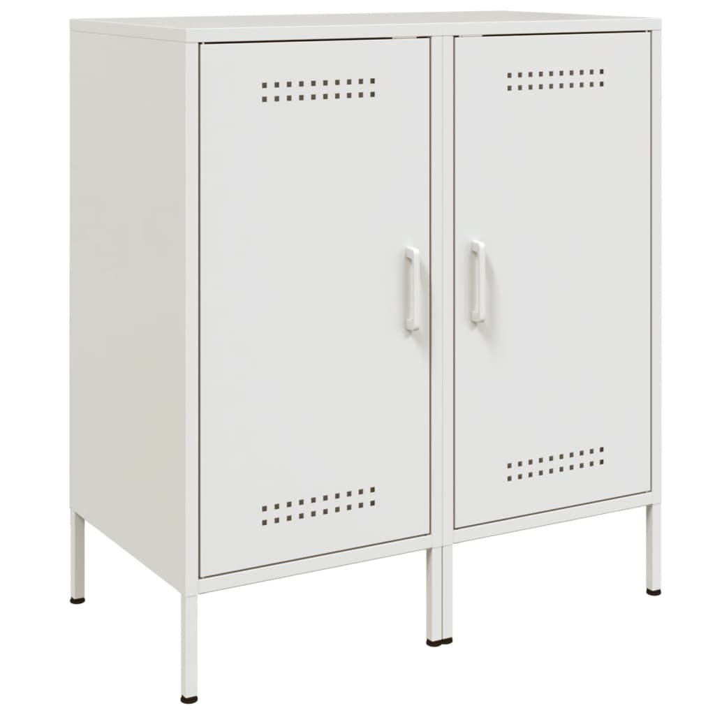 Skåp DIV. Vit 2 st 36x39x79 cm stål