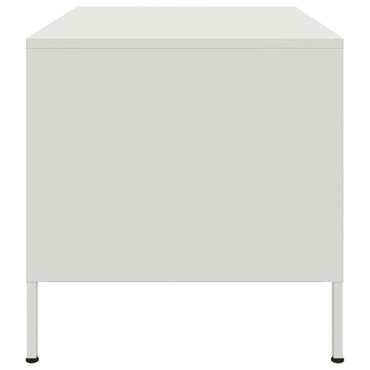 Soffbord Vit 68x50x50,5 cm stål