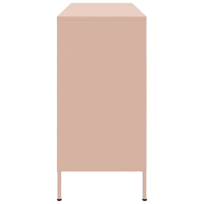 Skåp DIV. rosa 100,5x39x79 cm stål