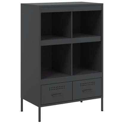 Skåp DIV. Svart 68x39x101,5 cm stål