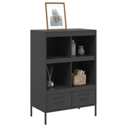 Skåp DIV. Svart 68x39x101,5 cm stål