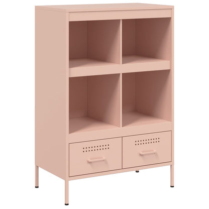 Skåp DIV. rosa 68x39x101,5 cm stål