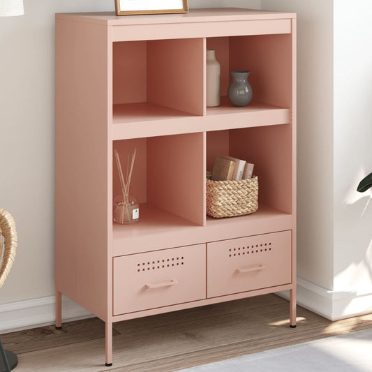 Skåp DIV. rosa 68x39x101,5 cm stål