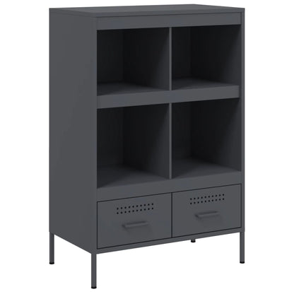Skåp DIV. antracit 68x39x101,5 cm stål