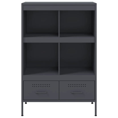 Skåp DIV. antracit 68x39x101,5 cm stål