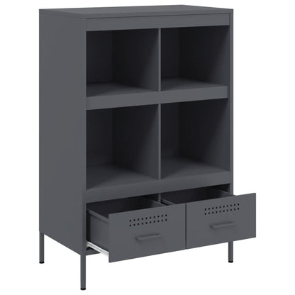 Skåp DIV. antracit 68x39x101,5 cm stål