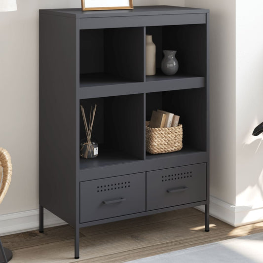 Skåp DIV. antracit 68x39x101,5 cm stål