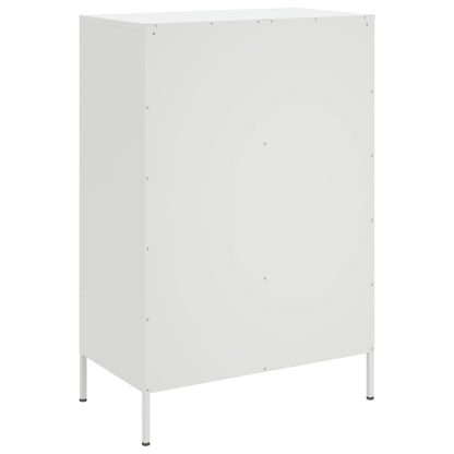 Skåp DIV. Vit 68x39x101,5 cm stål