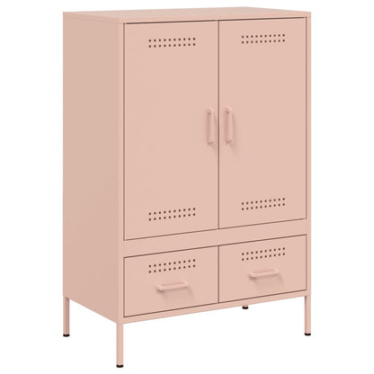 Skåp DIV. rosa 68x39x101,5 cm stål