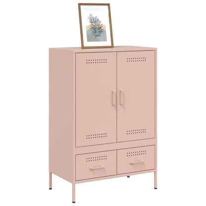 Skåp DIV. rosa 68x39x101,5 cm stål