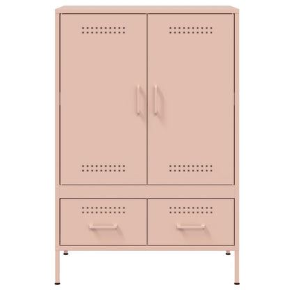Skåp DIV. rosa 68x39x101,5 cm stål