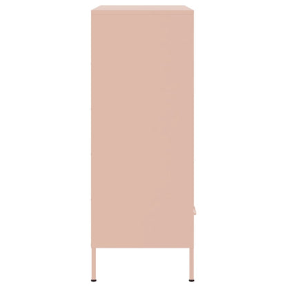Skåp DIV. rosa 68x39x101,5 cm stål