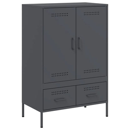 Skåp DIV. antracit 68x39x101,5 cm stål