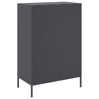 Skåp DIV. antracit 68x39x101,5 cm stål