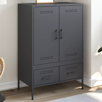 Skåp DIV. antracit 68x39x101,5 cm stål