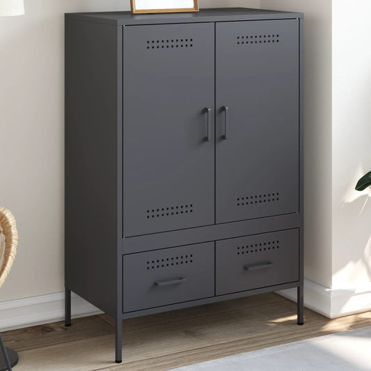 Skåp DIV. antracit 68x39x101,5 cm stål