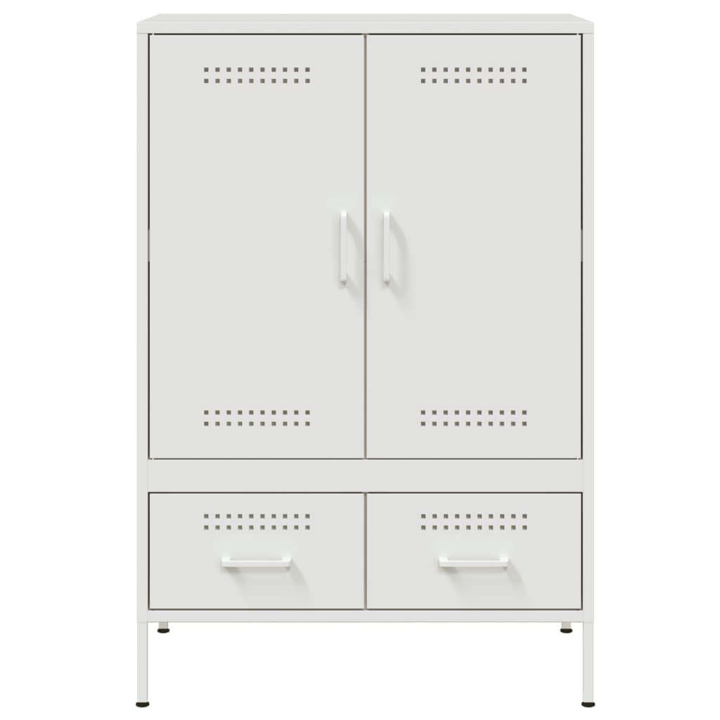 Skåp DIV. Vit 68x39x101,5 cm stål