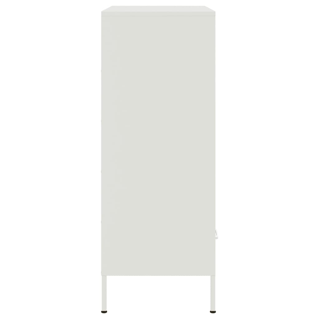 Skåp DIV. Vit 68x39x101,5 cm stål